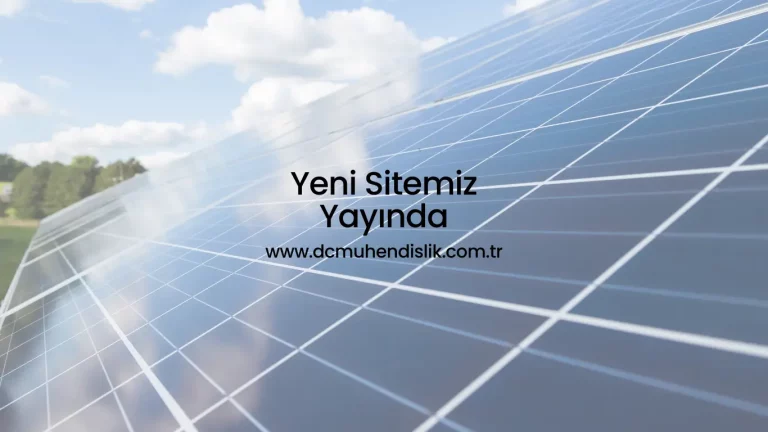 Yeni Sitemiz Yayında